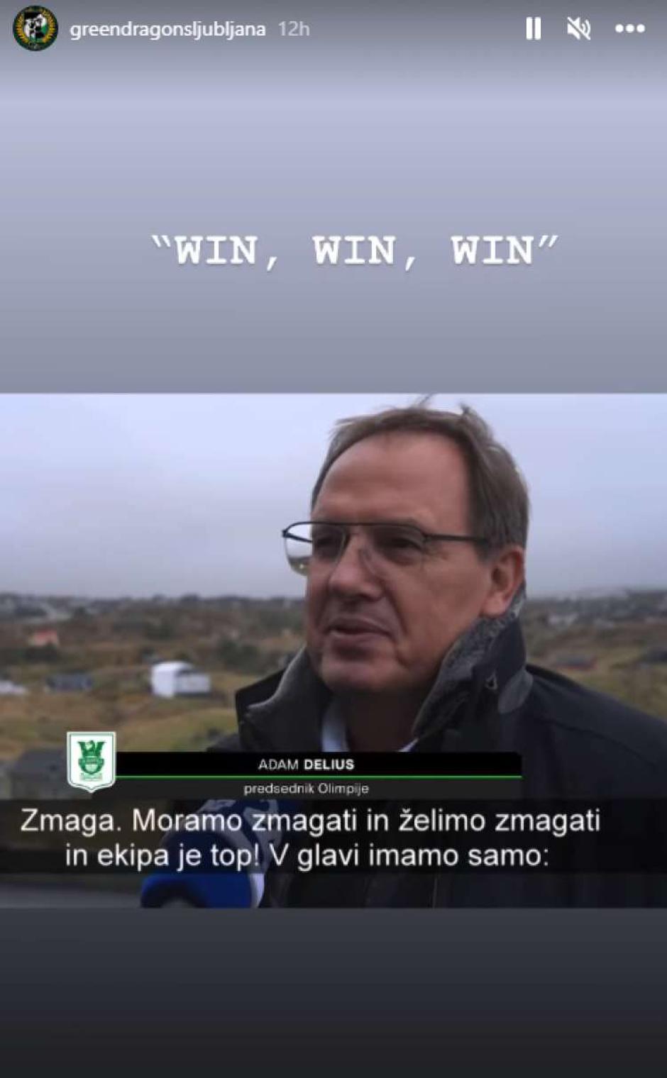 Adam Delius Klaksvik Olimpija | Avtor: Instagram