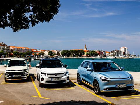 Test dosega z malimi električnimi avti ë-C3, box in inster