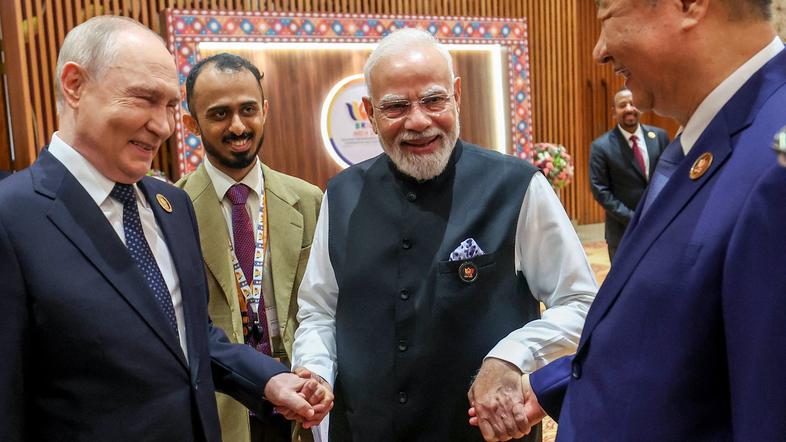Vladimir Putin Narendra Modi Xi Jinping skupina Brics