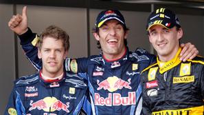 VN Monako kvalifikacije 2010 Mark Webber Red Bull Kubica Vettel
