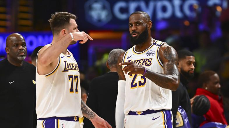 Luka Dončić LeBron James LA Lakers