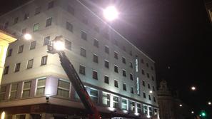 Požar v hotelu Slon