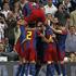 Lionel Messi Daniel Alves Gerard Pique Xavi Hernandez gol zadetek veselje prosla
