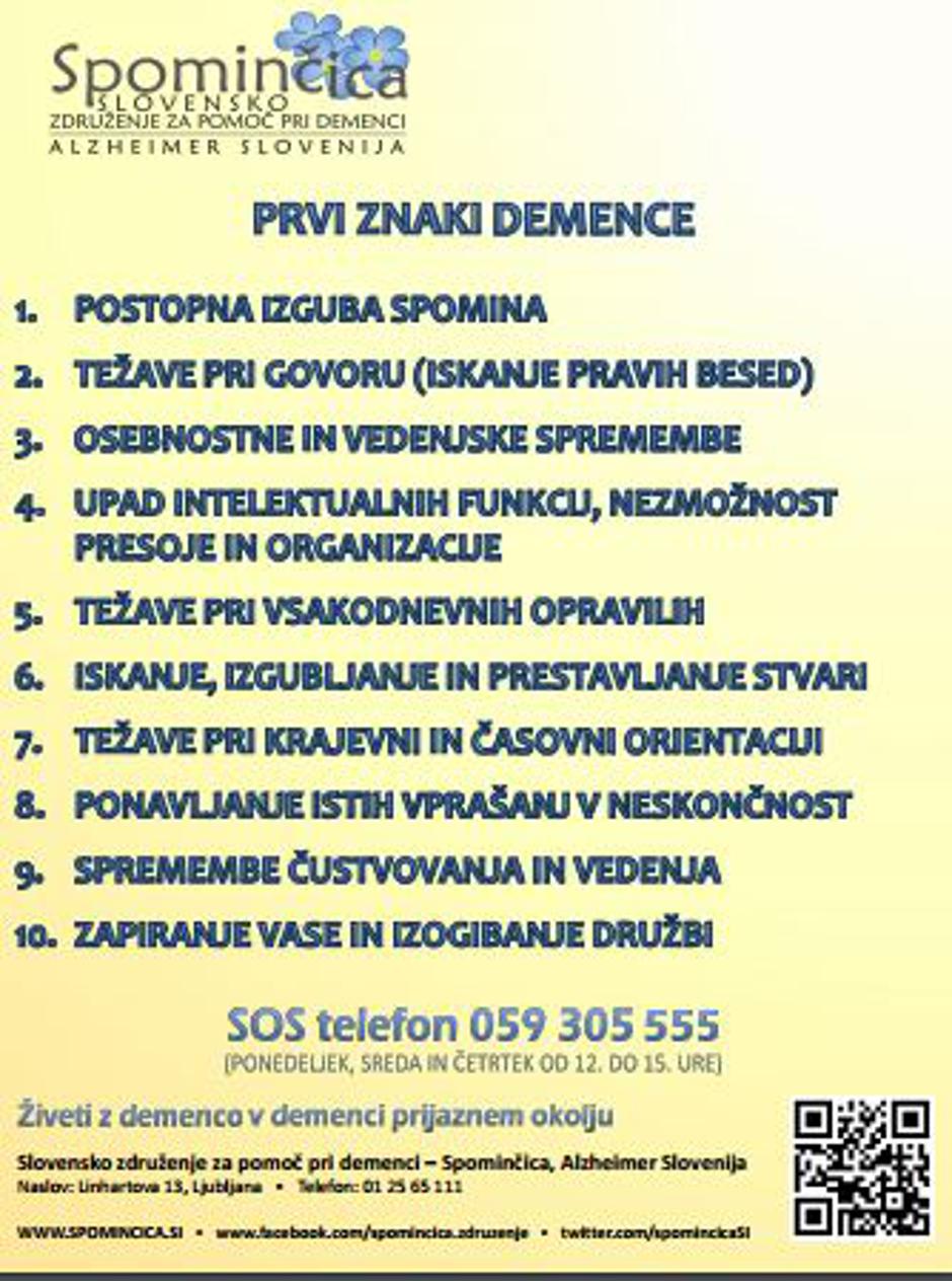 Znaki demence | Avtor: Spominčica