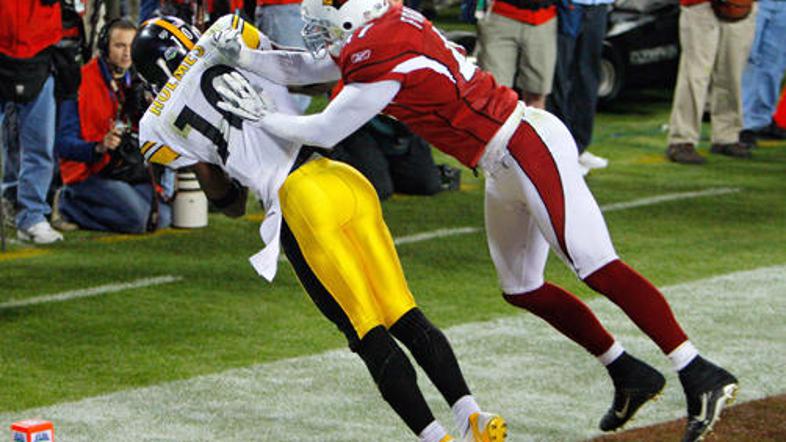 Odločilni touchdown MVP-ja Santonia Holmsa