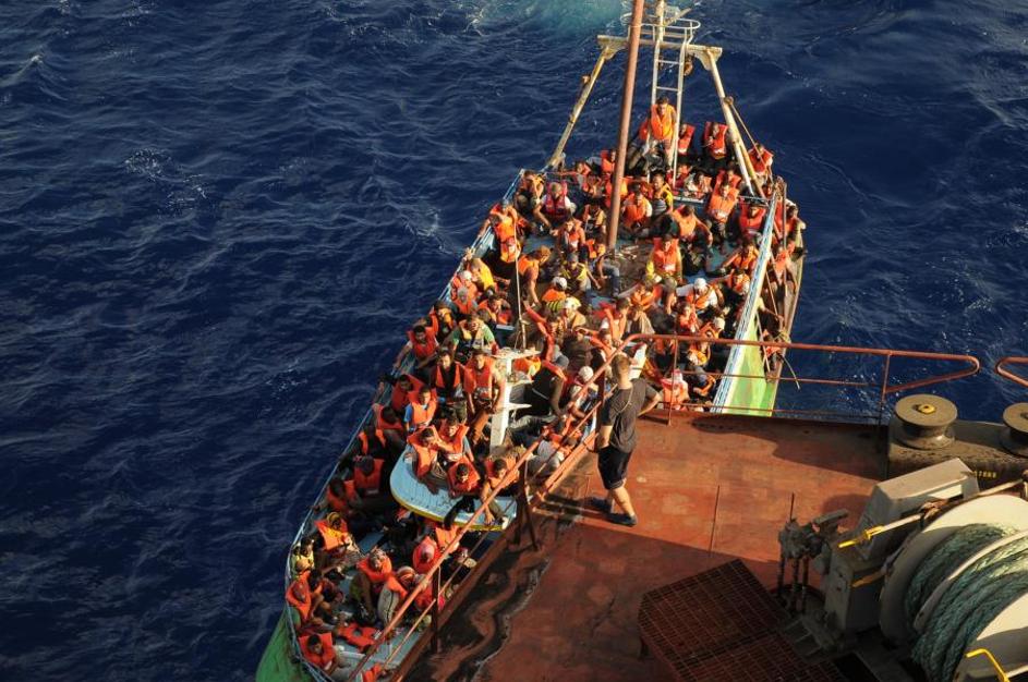 Ladja Splošne plovbe rešila emigrante