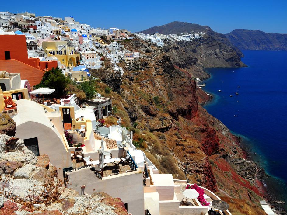 Oia, Santorini, Grčija