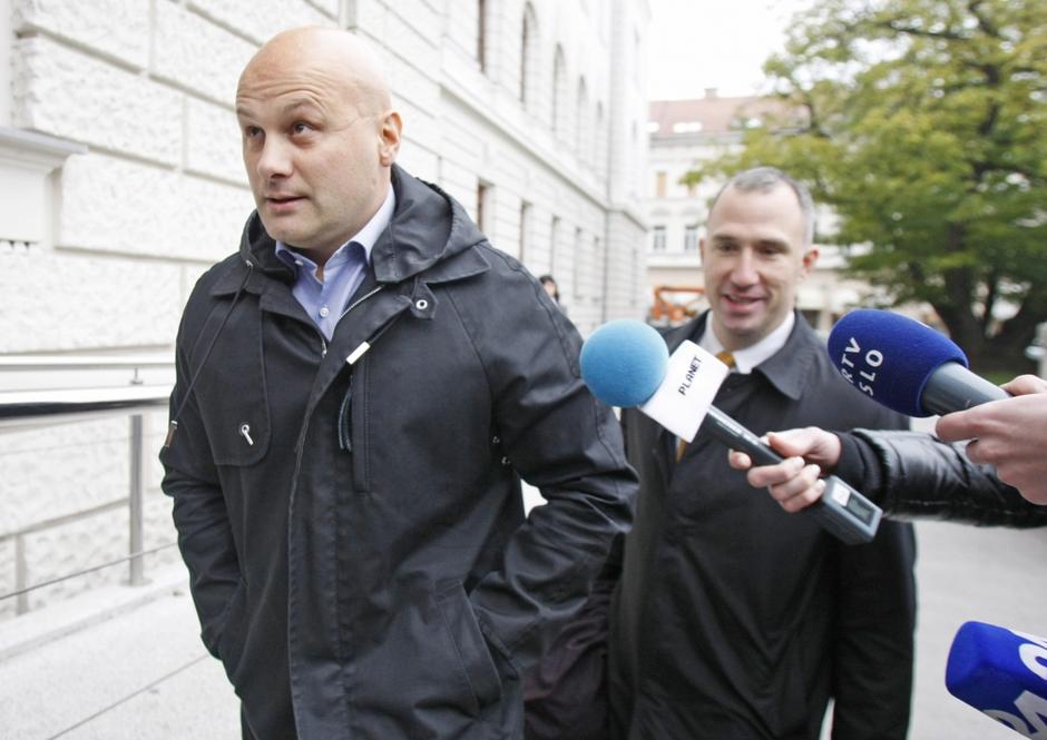 Slovenija 08.11.2012 Dragan Tosic, Balkanski bojevnik, sojenje, sodisce v Ljublj | Avtor: Saša Despot