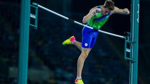 Robert Renner skok s palico Rio 2016