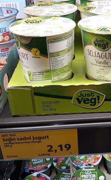 jogurt Hofer primerjava