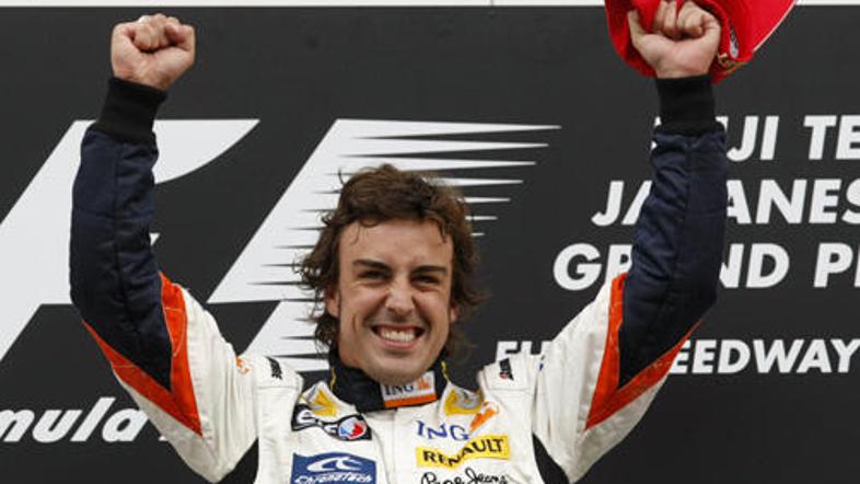 Fernando Alonso je vnovčil izkušnje in vse boljši Renault za drugo zaporedno zma
