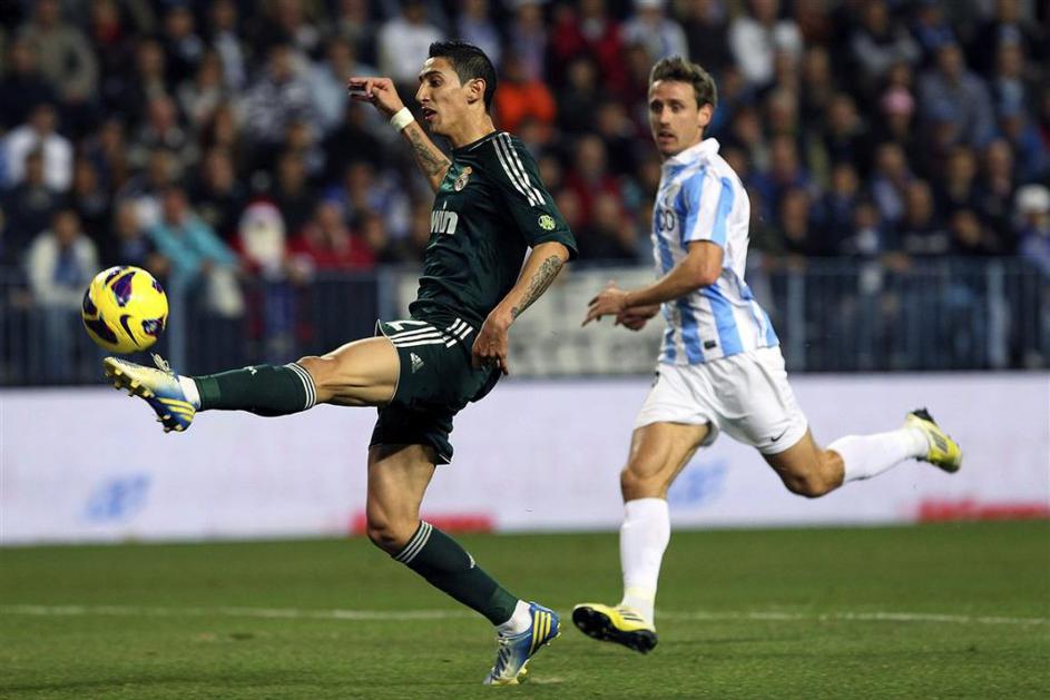 Di Maria Nacho Monreal Malaga Real Madrid Liga BBVA Španija liga prvenstvo