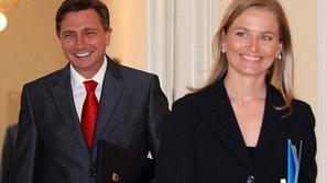 Pahor in Kresalova sta se sinoči še enkrat sestala. (Foto: Saša Despot)