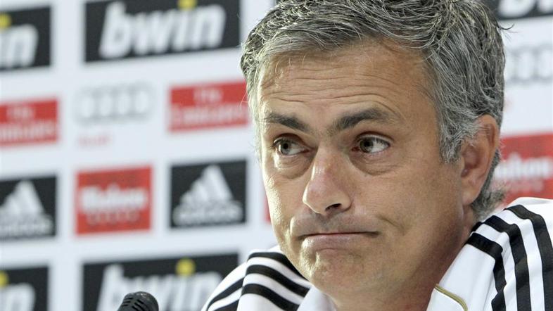 Jose Mourinho na novinarski konferenci pred ligaško tekmo z Betisom