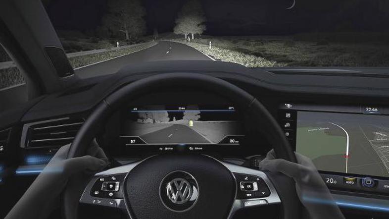 Nočni vid v VW touaregu