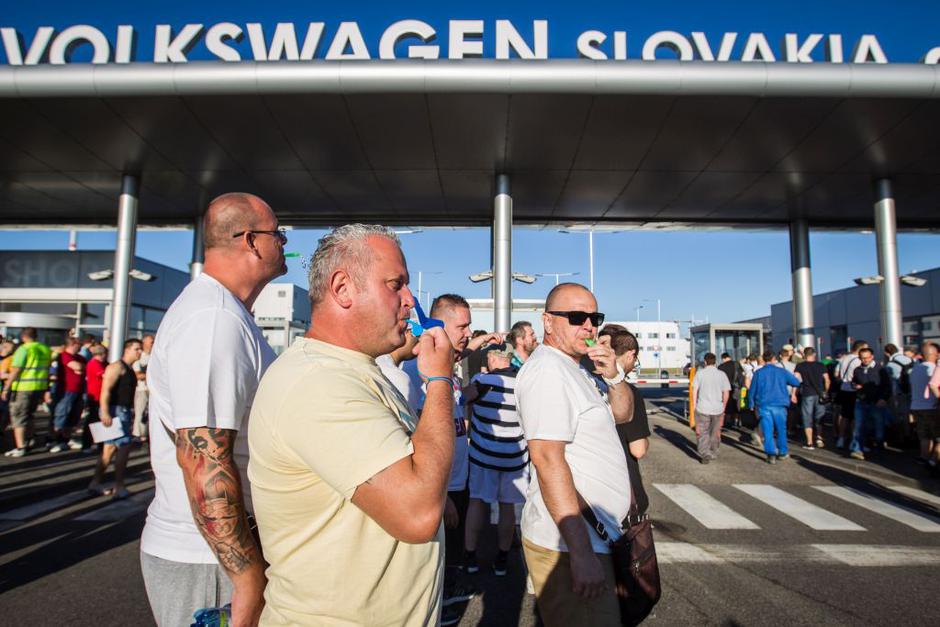 Volkswagnova tovarna na Slovaškem | Avtor: Epa