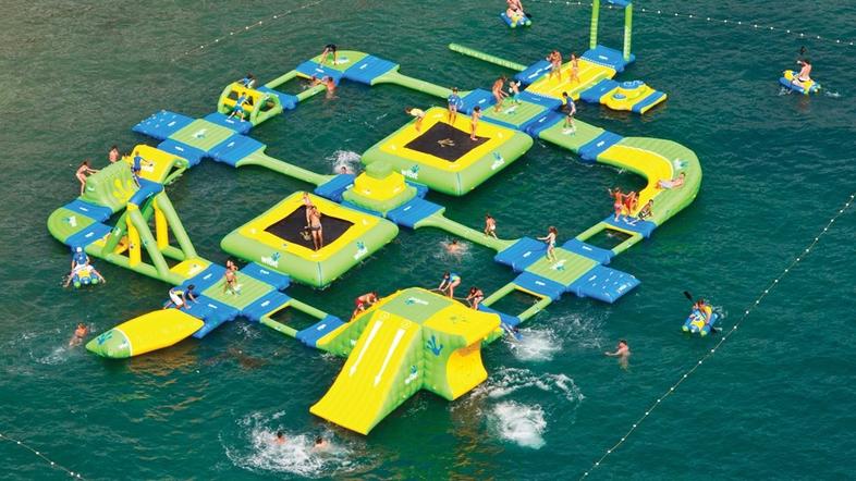 Slovenija 09.06.13, adrenalinski park, ki ga bodo postalivi v morje v portorozu,