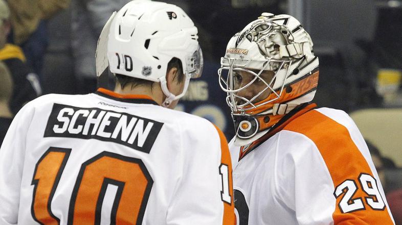 Ray Emery in Brendan Schenn