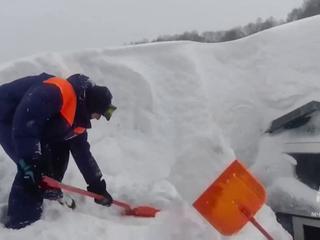 Kamčatka, sneg, snežni viharji