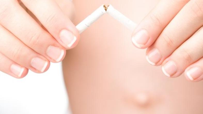 nosečnica kajenje