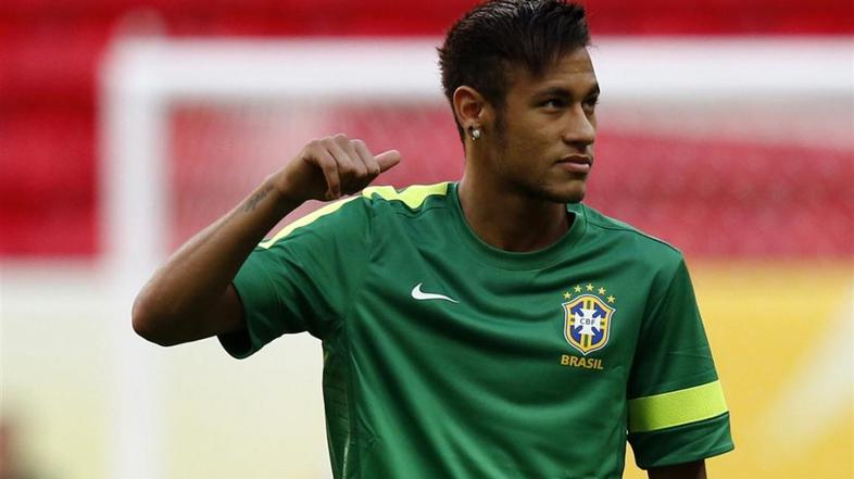 Neymar Brazilija Japonska pokal konfederacij trening Brasilia