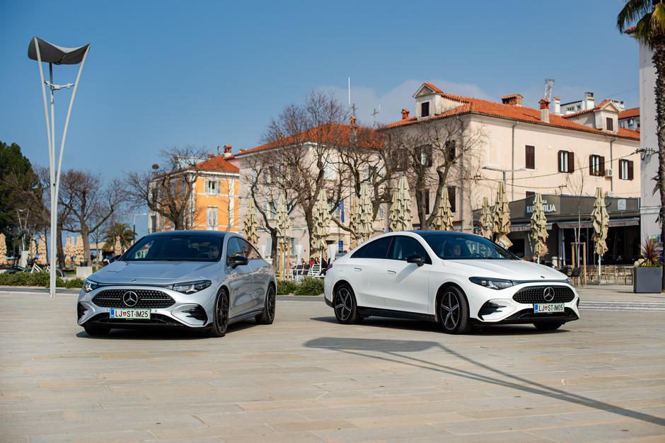 Primerjava: Mercedes-Benz CLA, hibrid in elektrika | Avtor: Anže Petkovšek