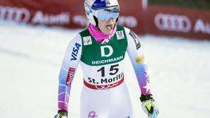 Lindsey Vonn St. Moritz trening smuka