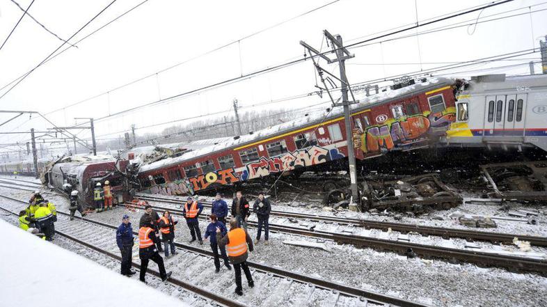 Dan po nesreči strojevodje stavkajo. (Foto: EPA)