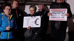 Protest pacientov, Kranj, 10.1.2023
