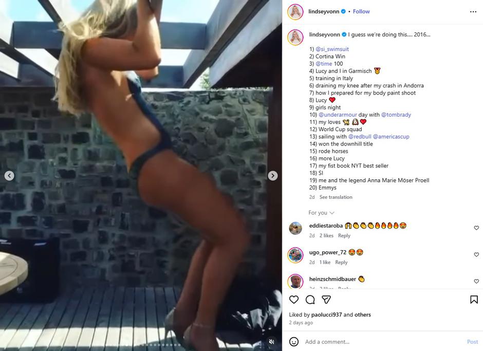 Vonn | Avtor: Instagram