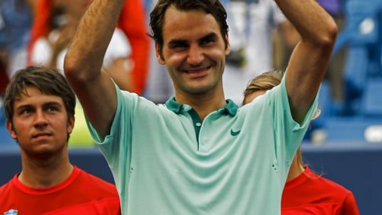 Roger Federer Cincinnati 80. turnirska zmaga