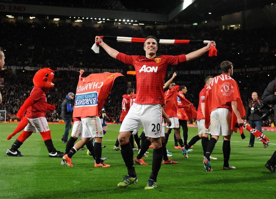 Van Persie Manchester United Aston Villa Premier League Anglija liga prvenstvo