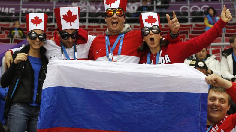 navijači hokej Soči 2014