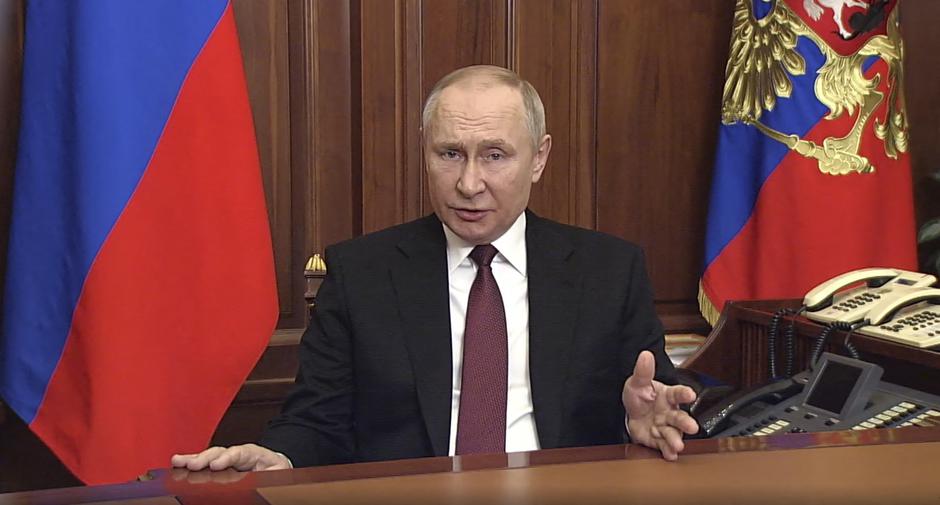 Vladimir Putin, Ukrajina, Rusija, TV nagovor | Avtor: Profimedia