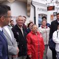 Borut Pahor zbira podpise v Kamniku, obišče ga Marjan Šarec