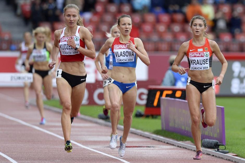 Maruša Mišmaš (v ozadju) 3000 m zapreke EP v atletiki | Avtor: EPA