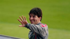 Lionel Messi bo še tretjič zapored postal najboljši strelec Lige prvakov. (Foto: