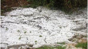 Boštanj, Sevnica, neurje, toča