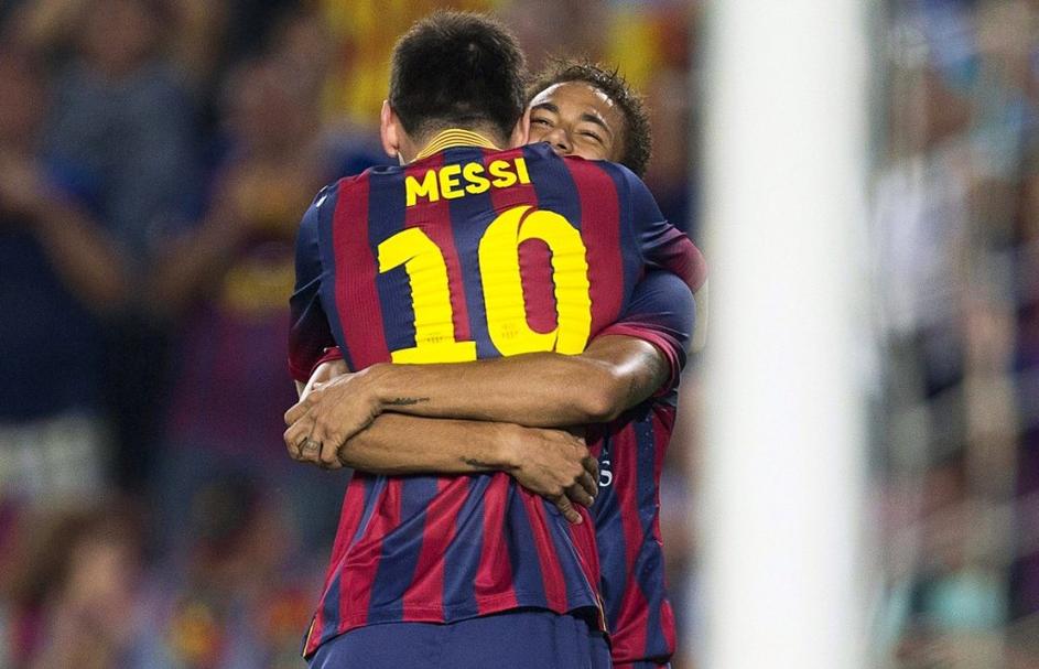 Neymar Messi Barcelona Real Sociedad Liga BBVA Španija prvenstvo