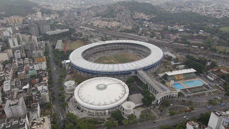 Obnova stadiona Marakana v Rio de Janeiru.