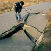 Potres - razpoka v zemlji