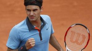 Roger Federer je po dobrih treh urah strl odpor nepostavljenega Nemca Tommyja Ha
