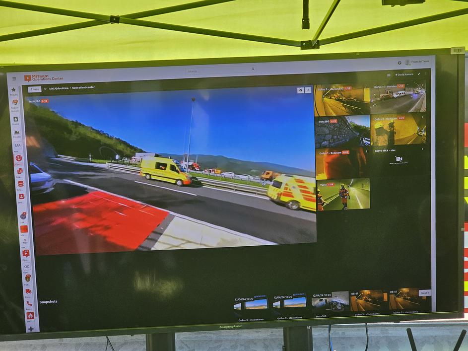 Reševalna vaja Podnanos gasilci