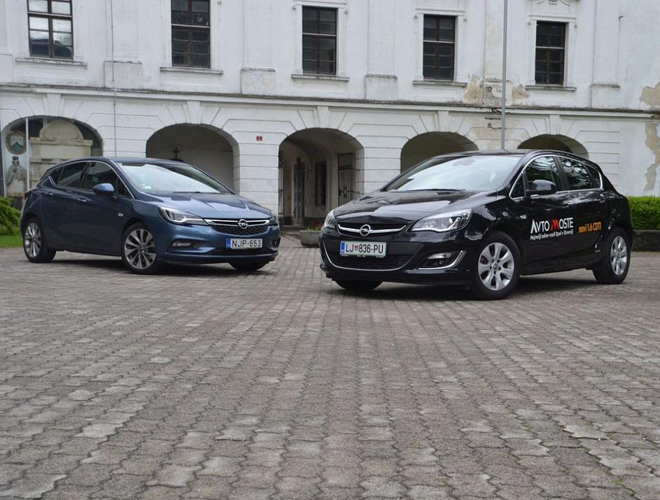 Primerjava porabe: nova opel astra proti stari opel astri