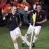Andres Iniesta David Villa gol zadetek veselje slavje proslavljanje kot zastavic