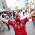 spiderman spider man Španija Italija Gdansk Euro 2012 navijači