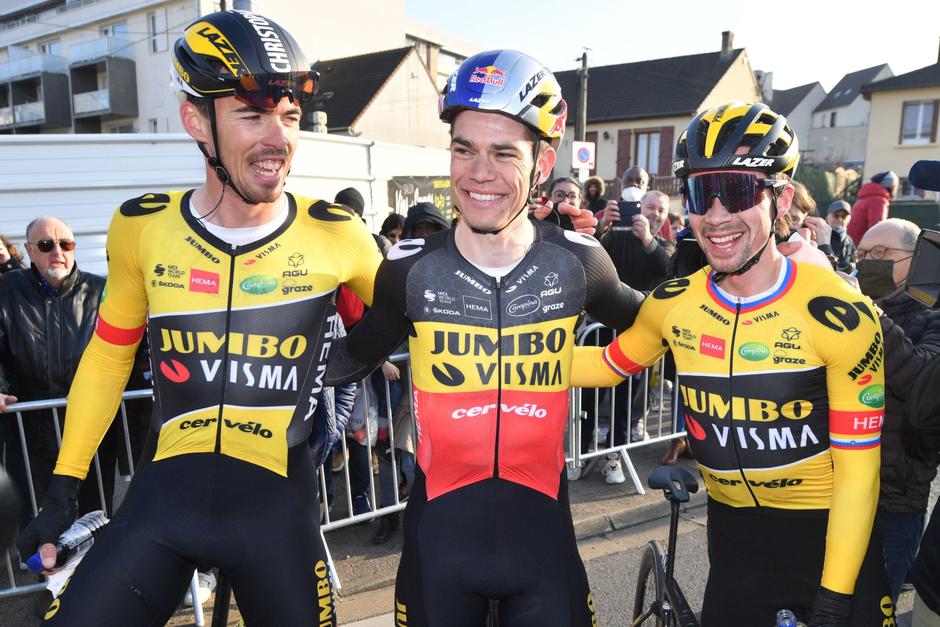 Primož Roglič Christophe Laporte Wout van Aert | Avtor: Profimedia