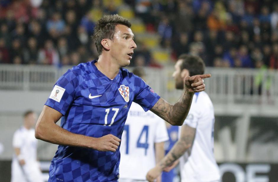 Mario Mandžukić Kosovo Hrvaška | Avtor: EPA