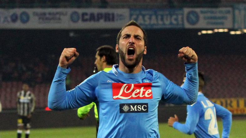 Gonzalo Higuain Napoli Udinese