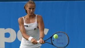 Polona Hercog in soigralke se še naprej pripravljajo na dvoboj proti Japonkam. (